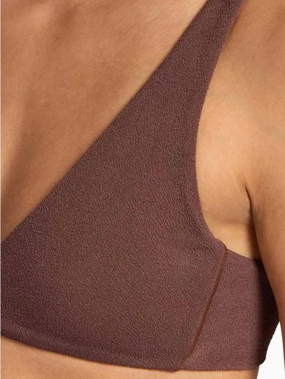nuuds Brown V-Neck Bikini Set